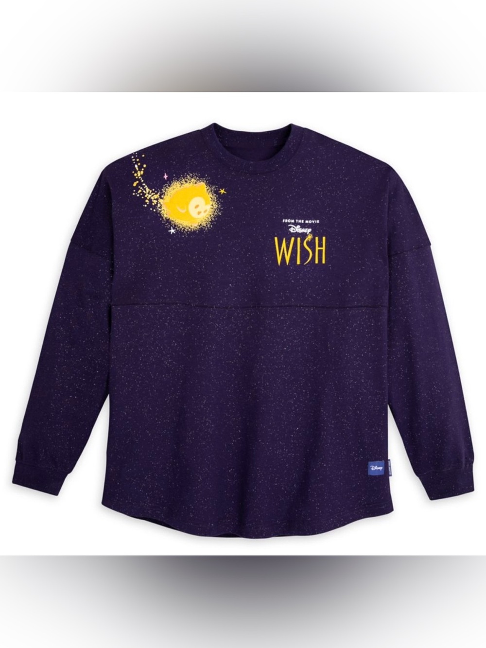 Disney Wish Spirit Jersey Kids Large "I'm a Star" Purple Glitter